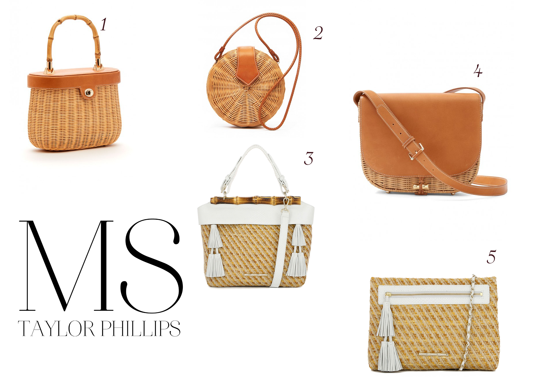 Five Faves~ Wicker Bags!