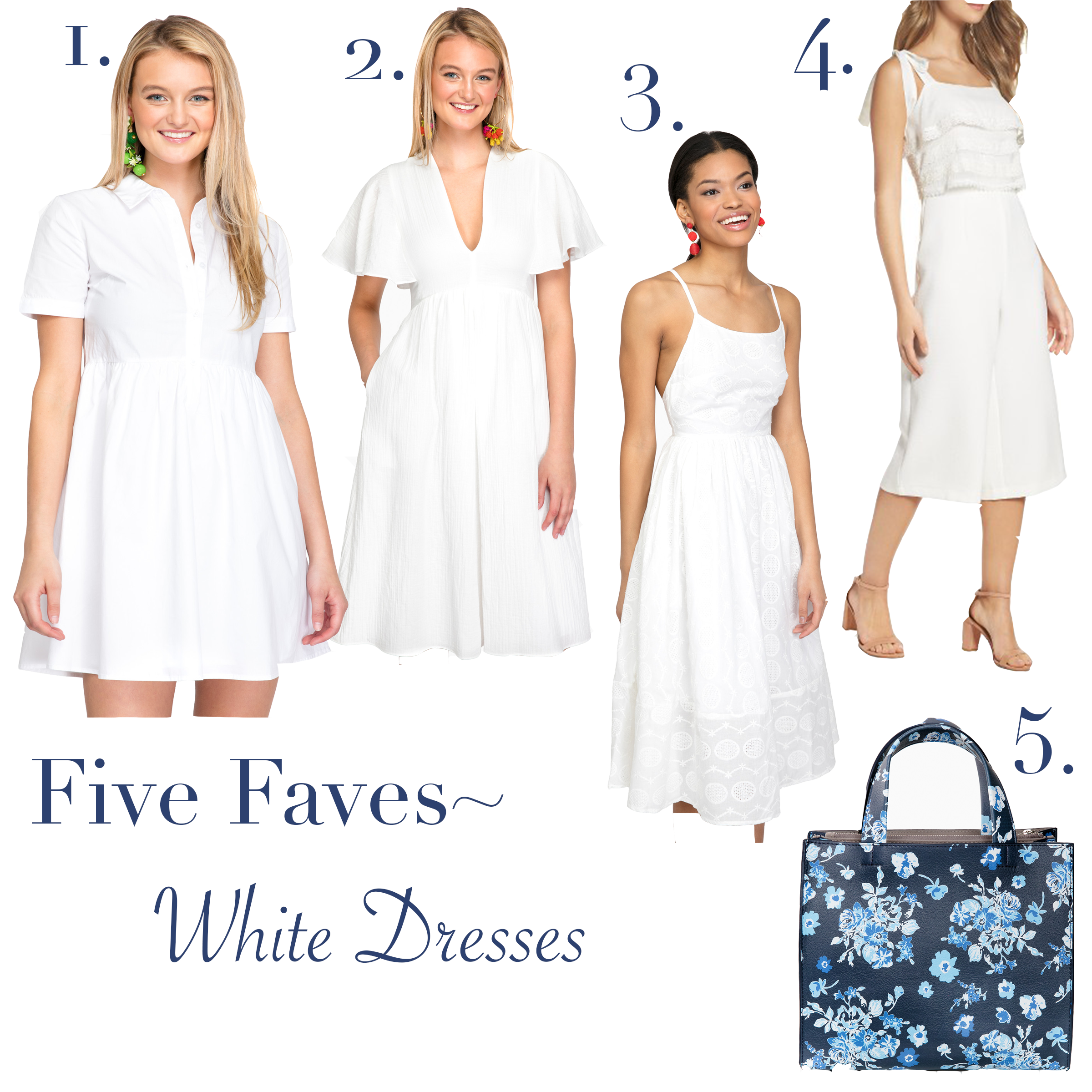 Five Faves~ White Dresses