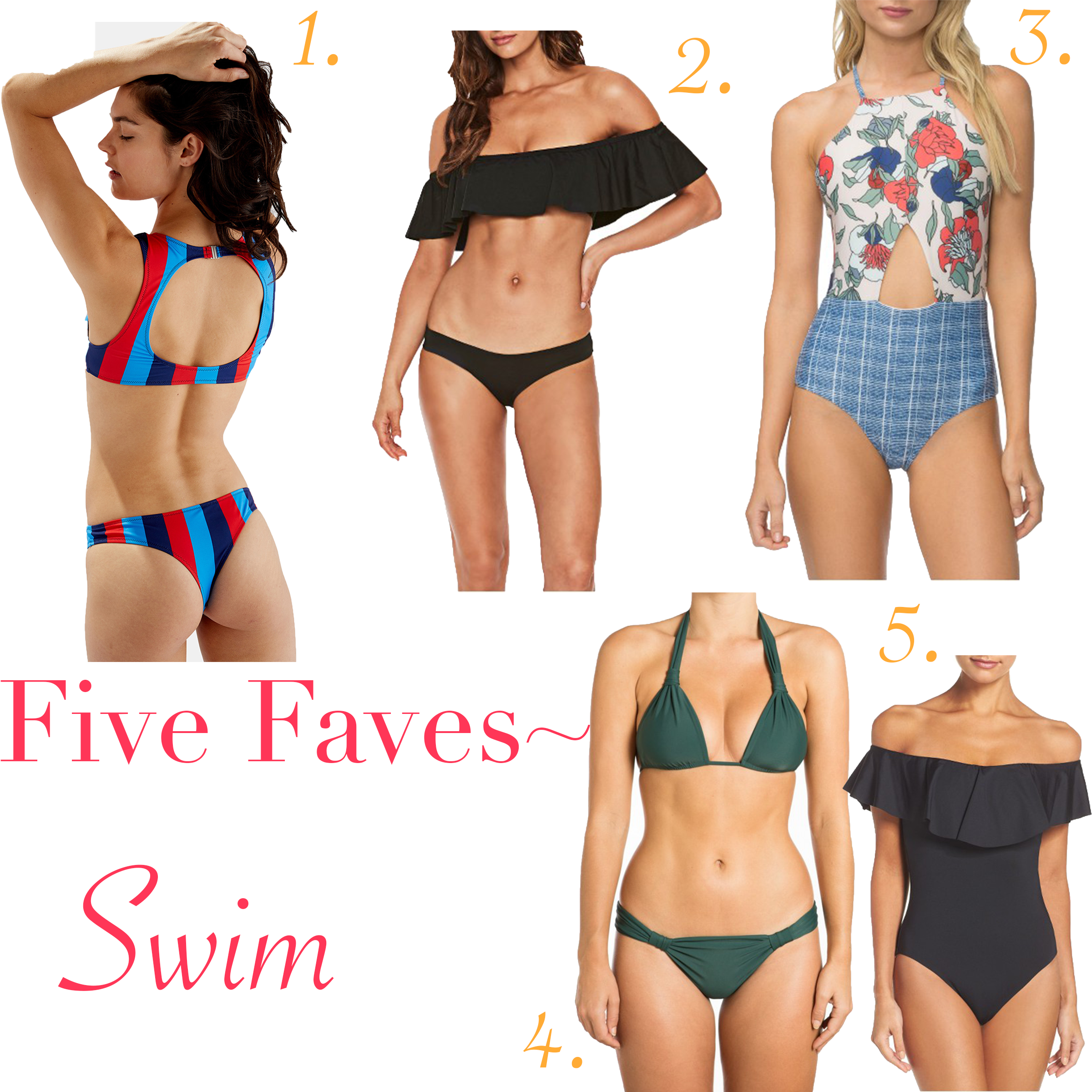 Five Faves~ Swim!