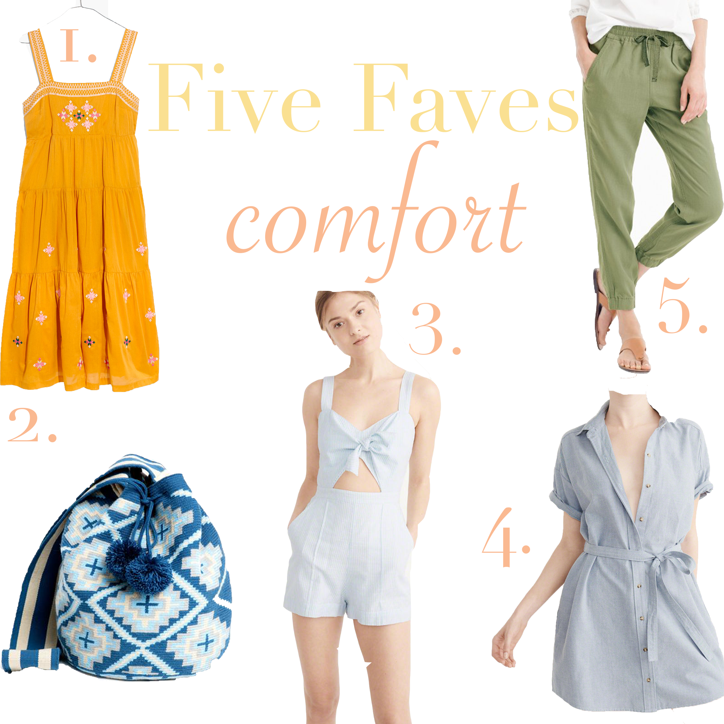 Five Faves~ Comfort