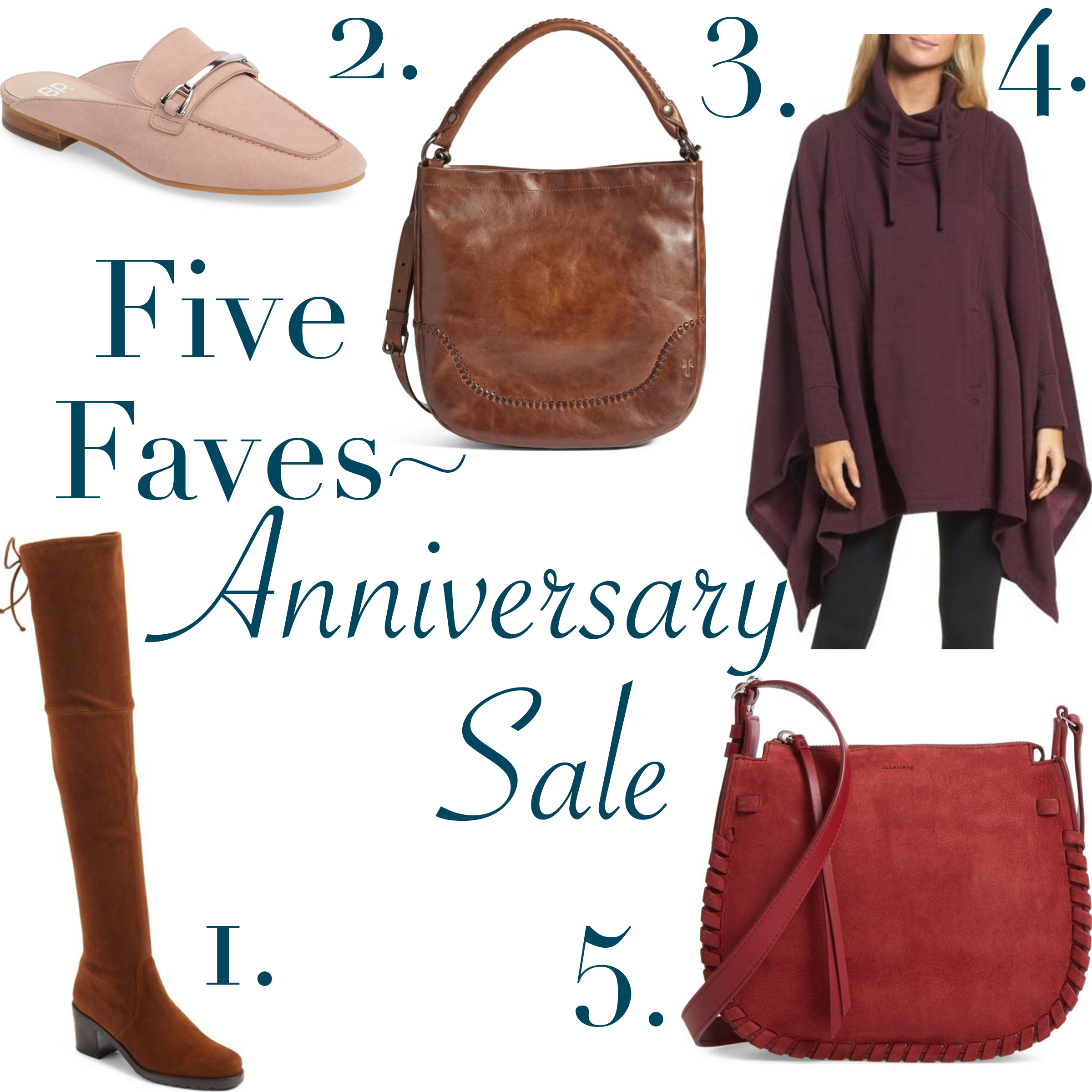 Five Faves~ Nordstrom Anniversary Sale