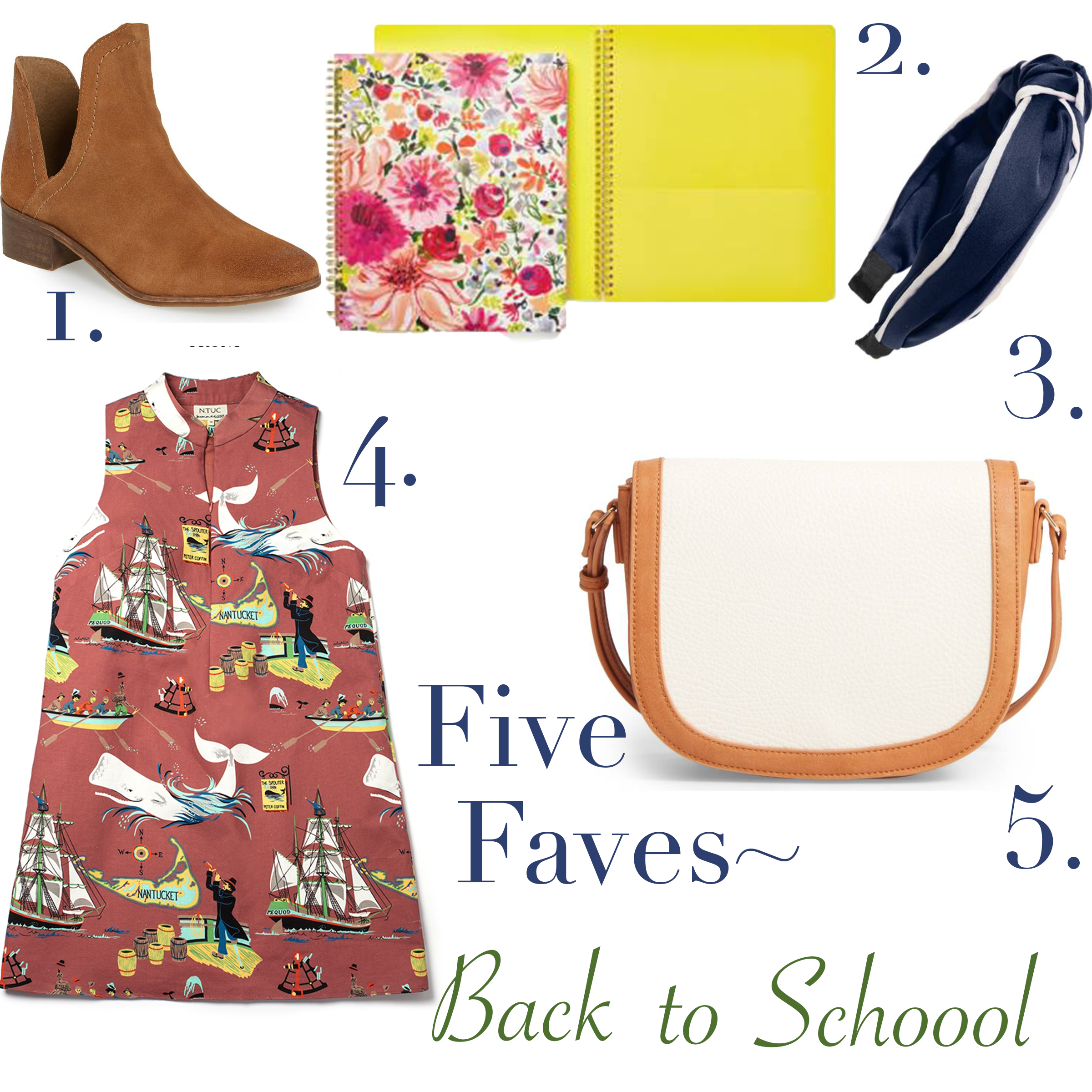 Five Faves~ Back To School