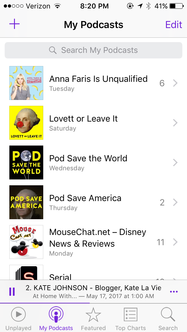 Podcasts That I Love