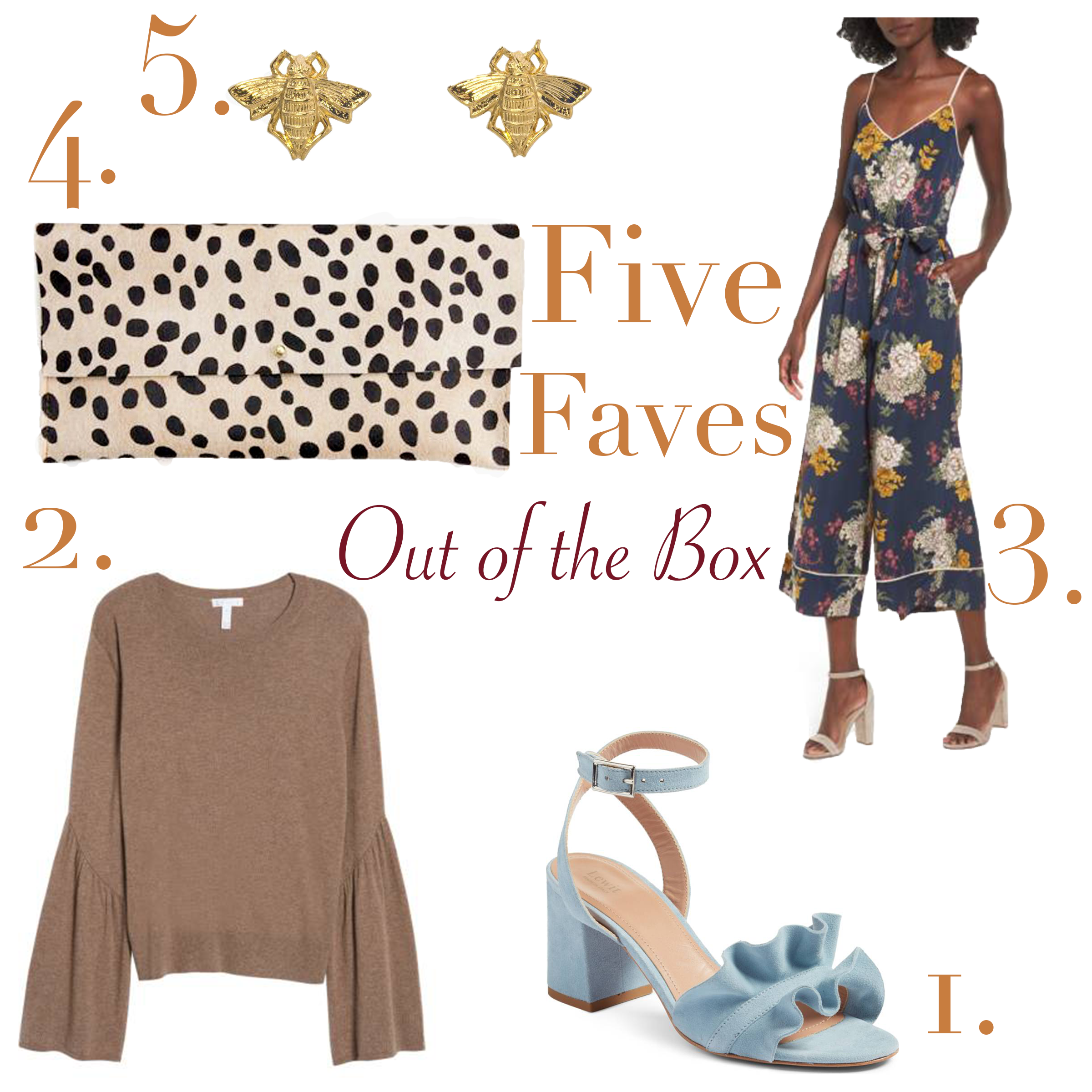 Five Faves~ Out of the Box